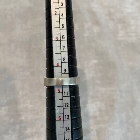 Dainty Sterling Silver Boho design ring, Vintage - Picture 5 of 5